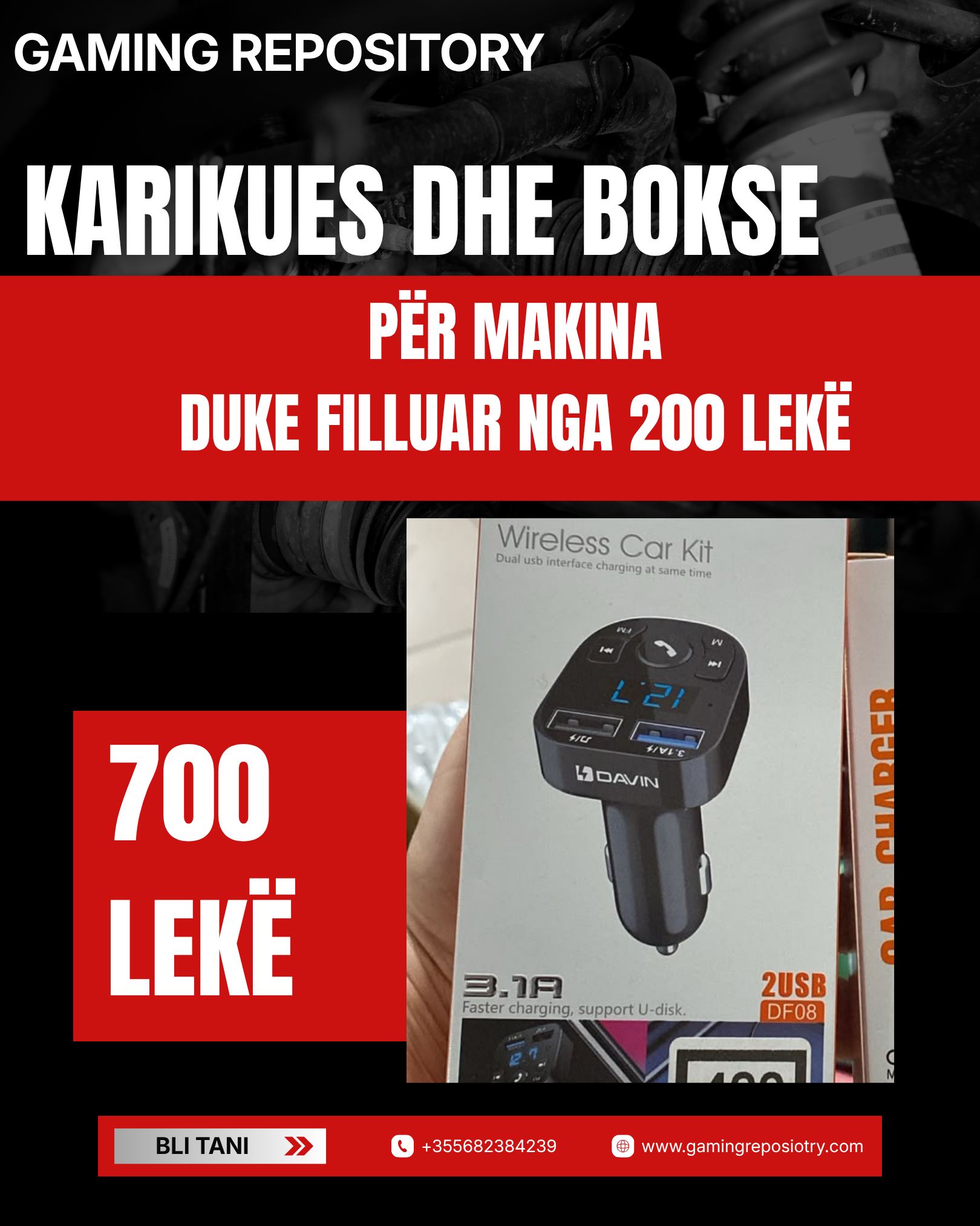 Karikues dhe boks për makina - Image 3