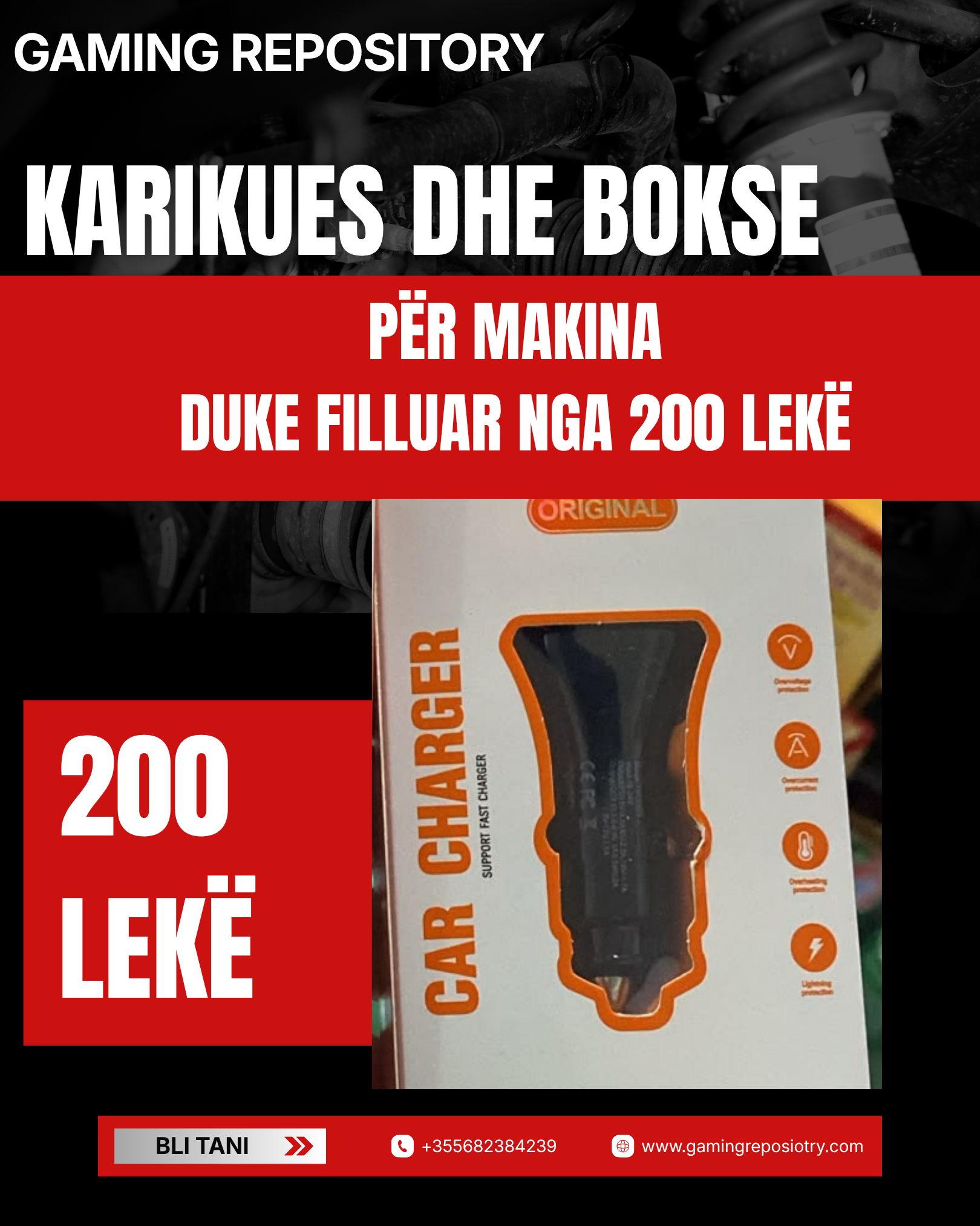 Karikues dhe boks për makina - Image 4