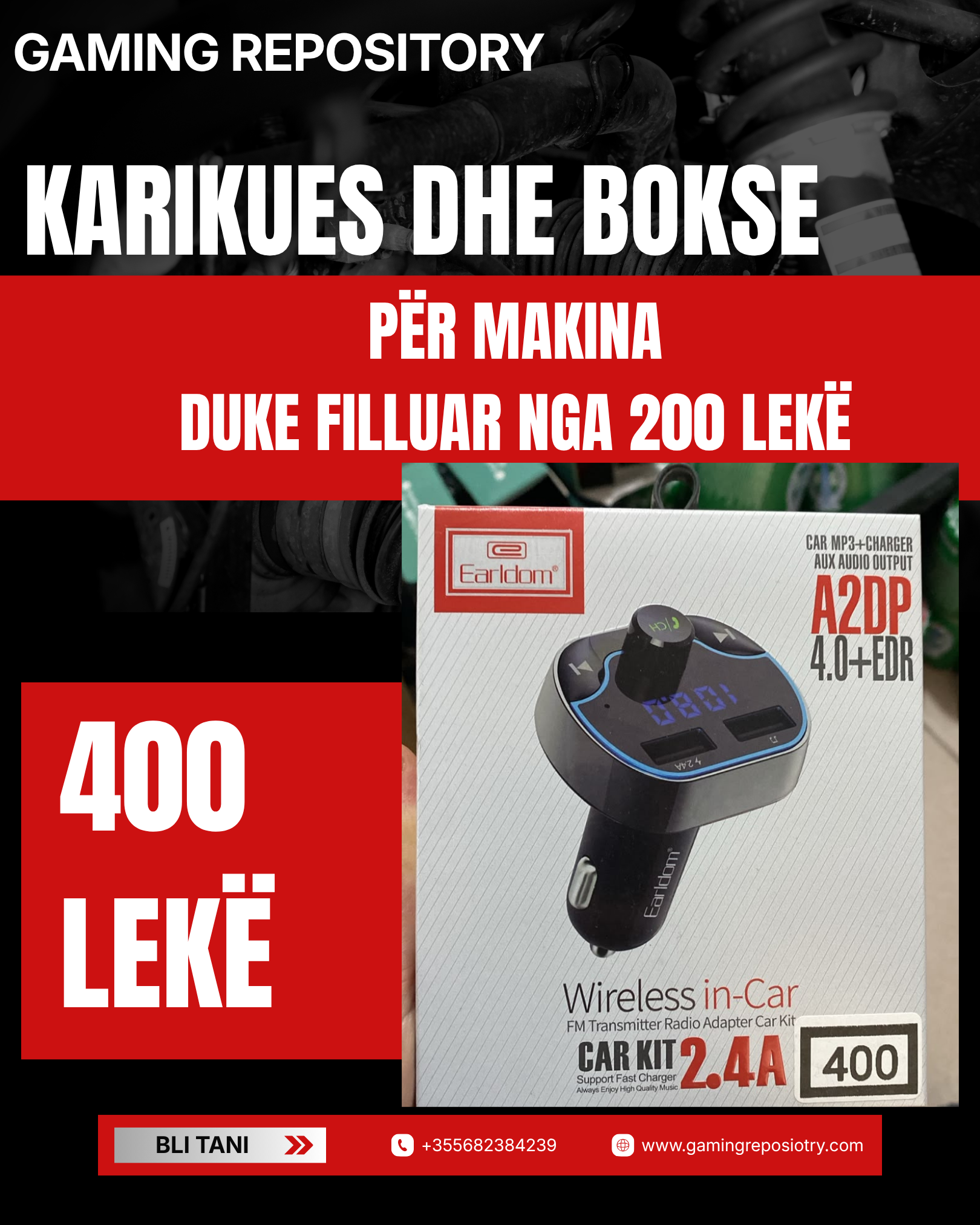 Karikues dhe boks për makina - Image 5