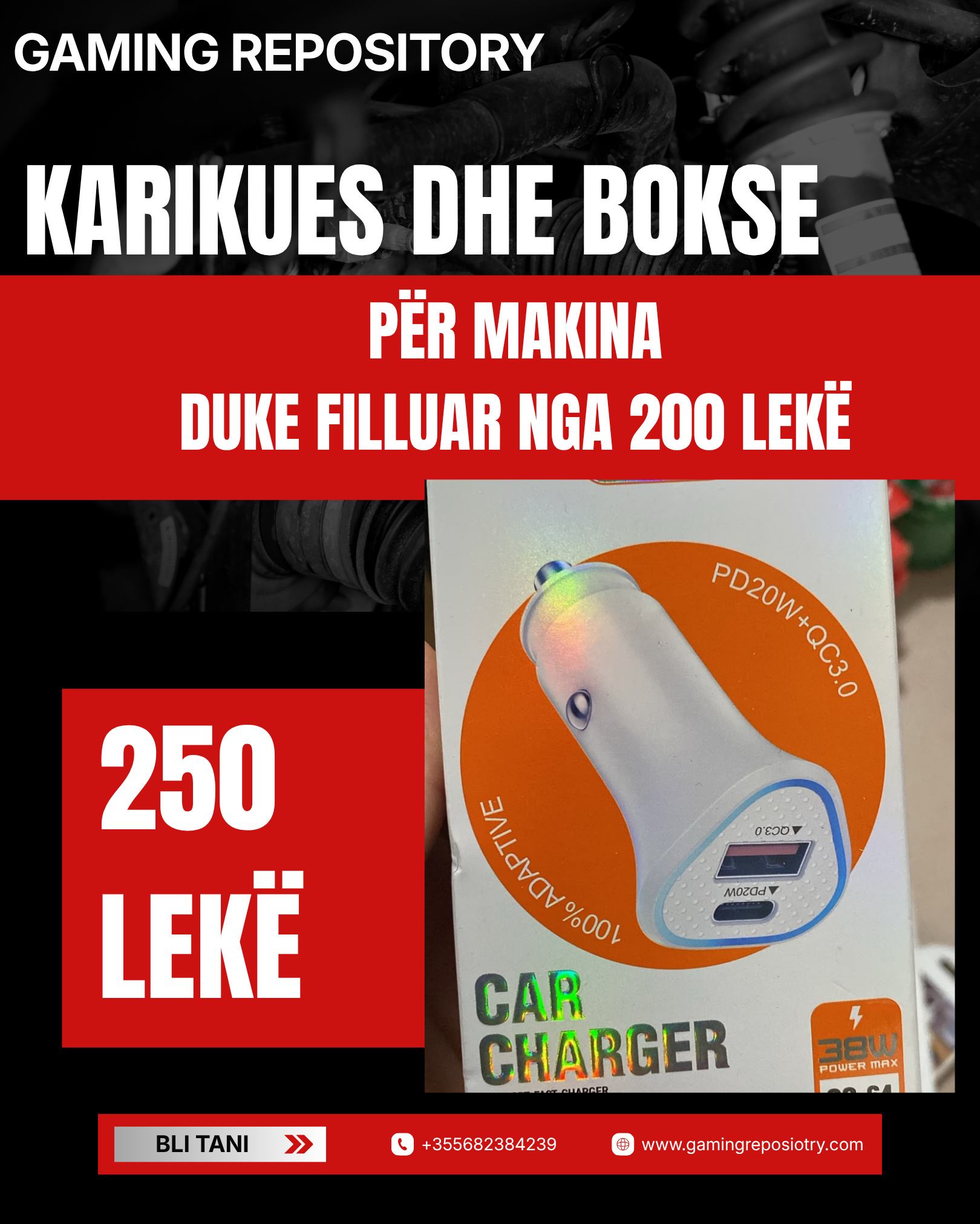Karikues dhe boks për makina - Image 6