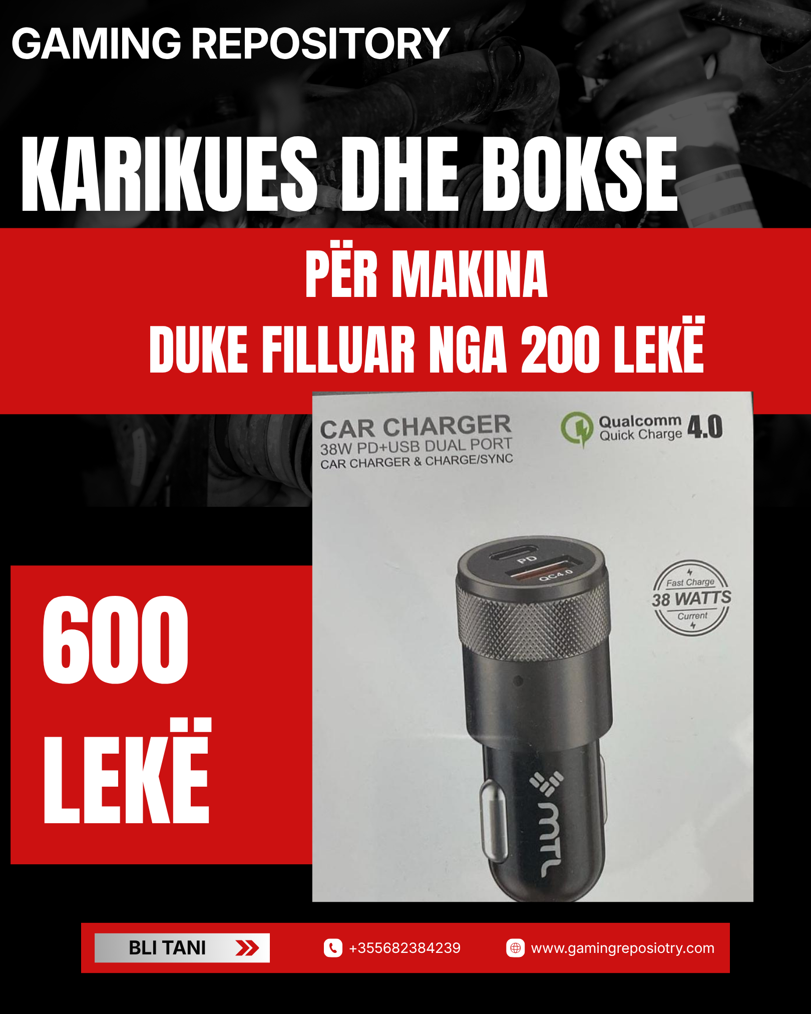 Karikues dhe boks për makina - Image 7