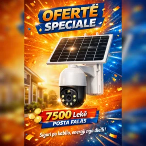 📷☀️  AI SOLAR CAMERA SPM-T — Siguri 24/7 pa Kabllo, pa Fatura Rryme!