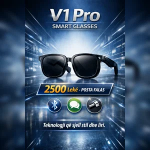 🕶️🎵  V1 PRO SMART GLASSES — Syze që Dëgjojnë, Mbrojnë dhe të Bëjnë Cool!