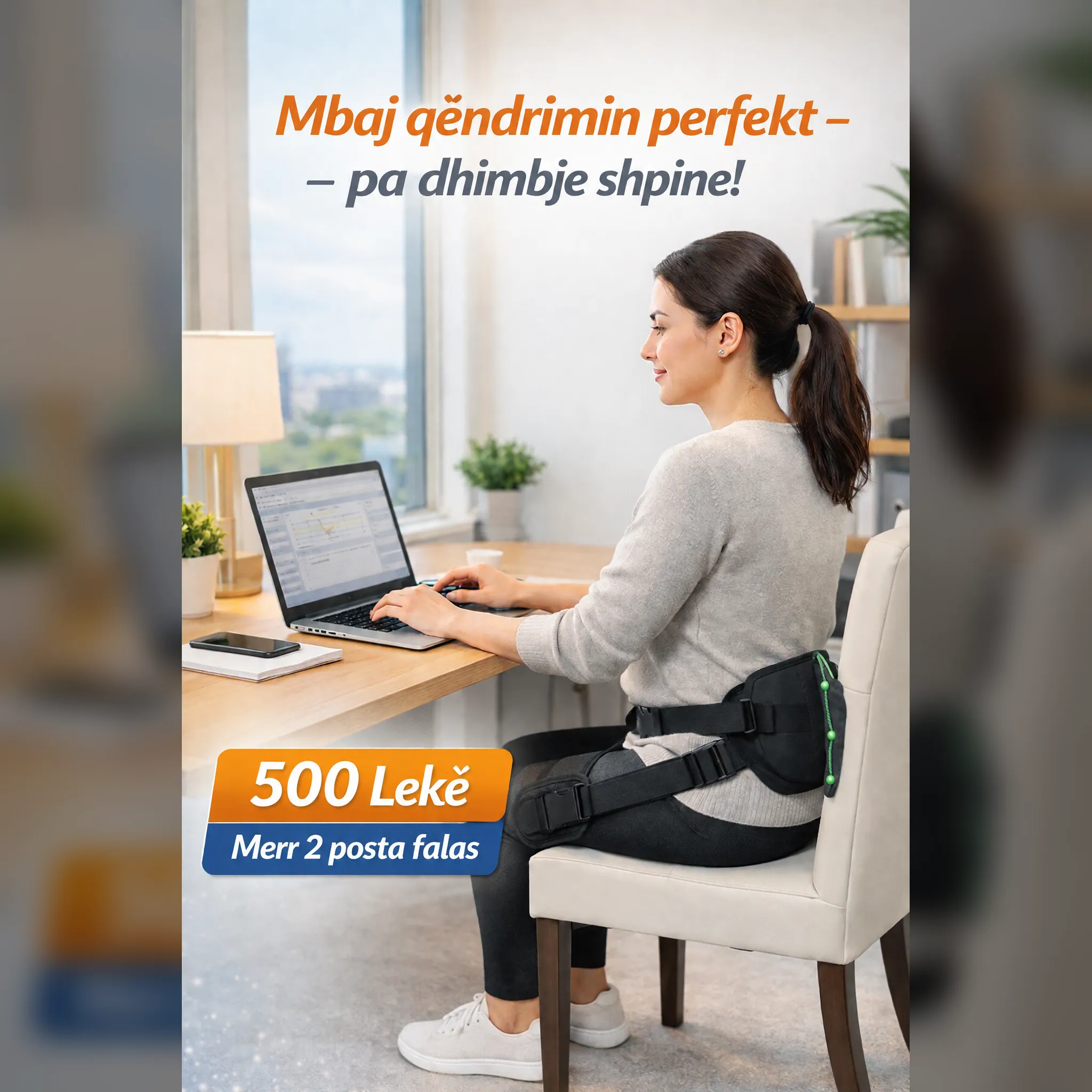 KORRIGJUESI I POSTURËS — Thuaji Lamtumirë Dhimbjes së Mesit, Sot! - Image 2
